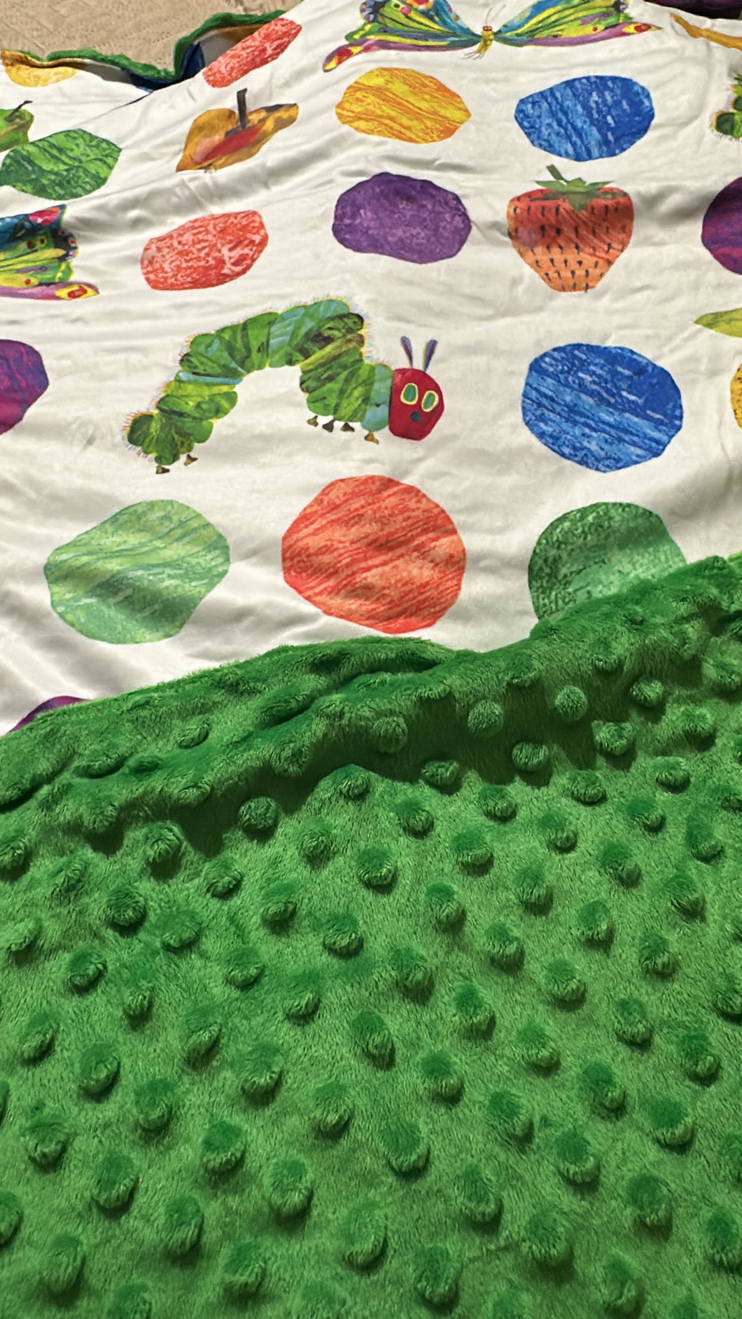 Hungry Caterpillar Blanket