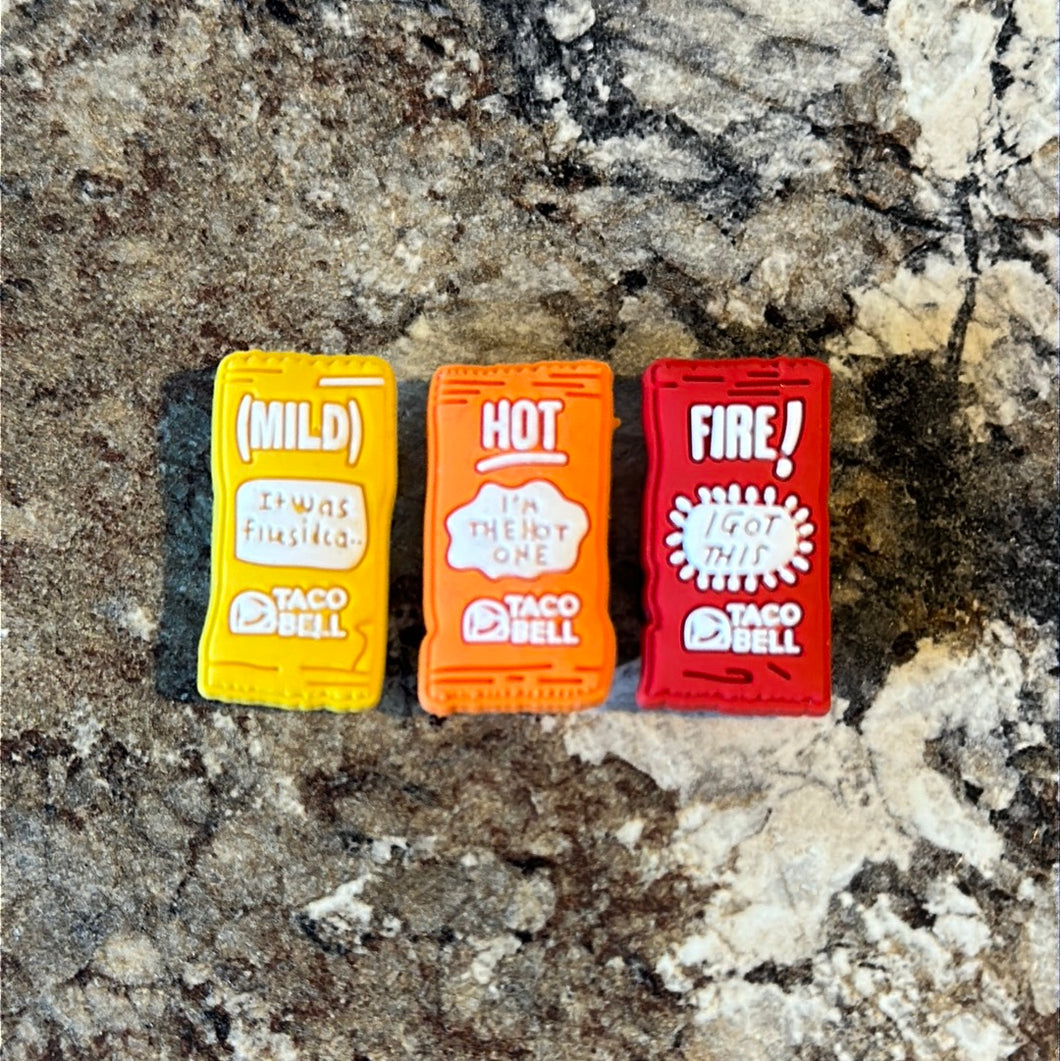 Taco Bell Sauce Croc Charms