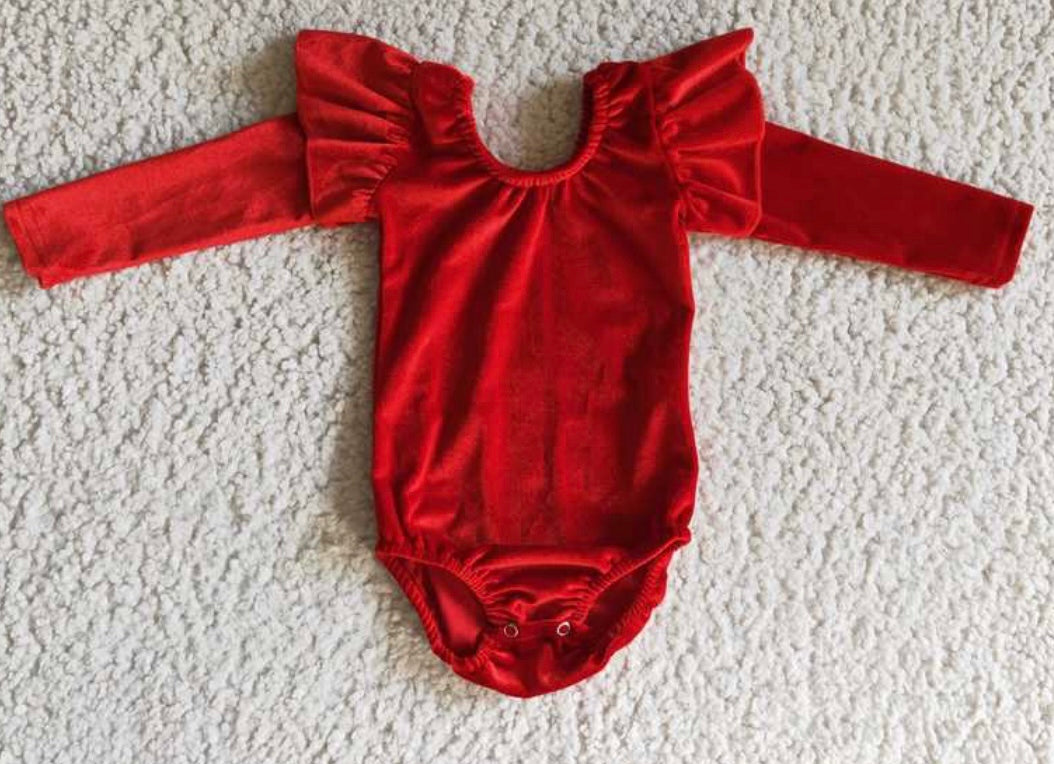 Velvet Baby Long Sleeve Onesie