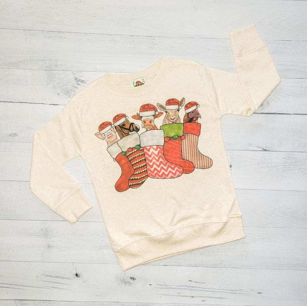 Animal Stocking Sweatshirt